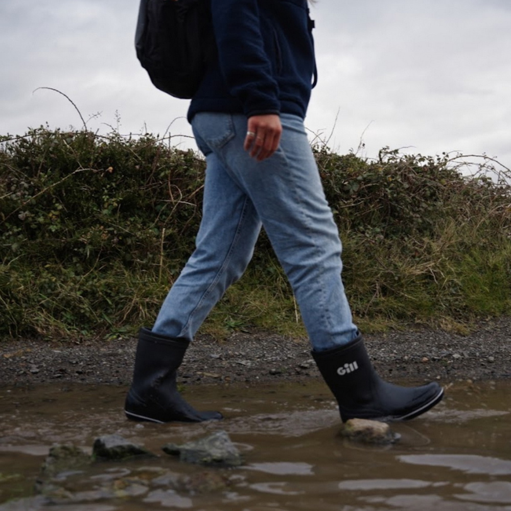 2026 Gill Short Cruising Sailing Boots 917 - Black